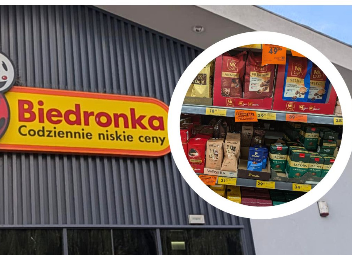 promocja na kawę w Biedronce