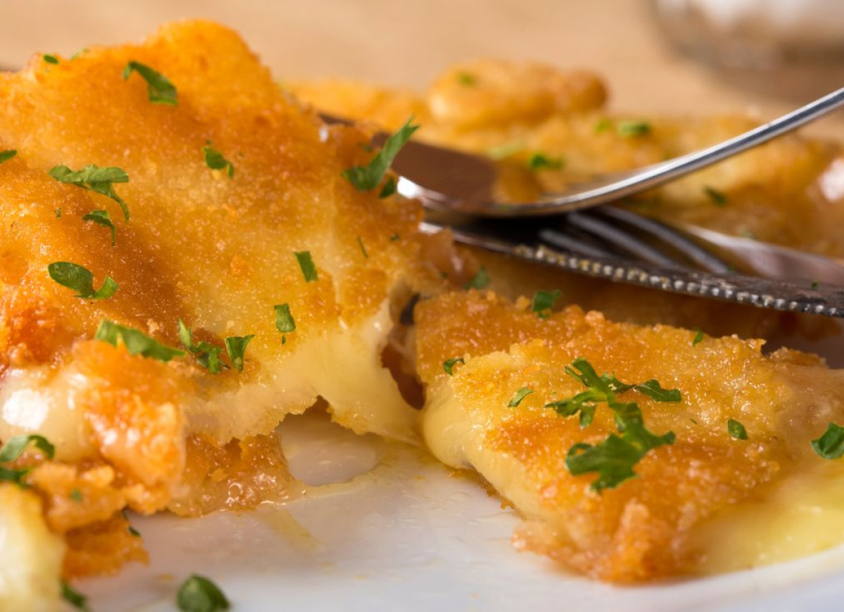 smażony ser w panko