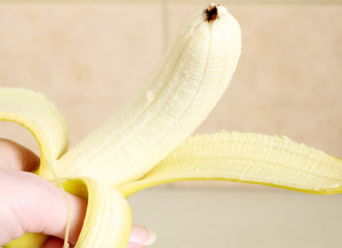czarna końcowka banana