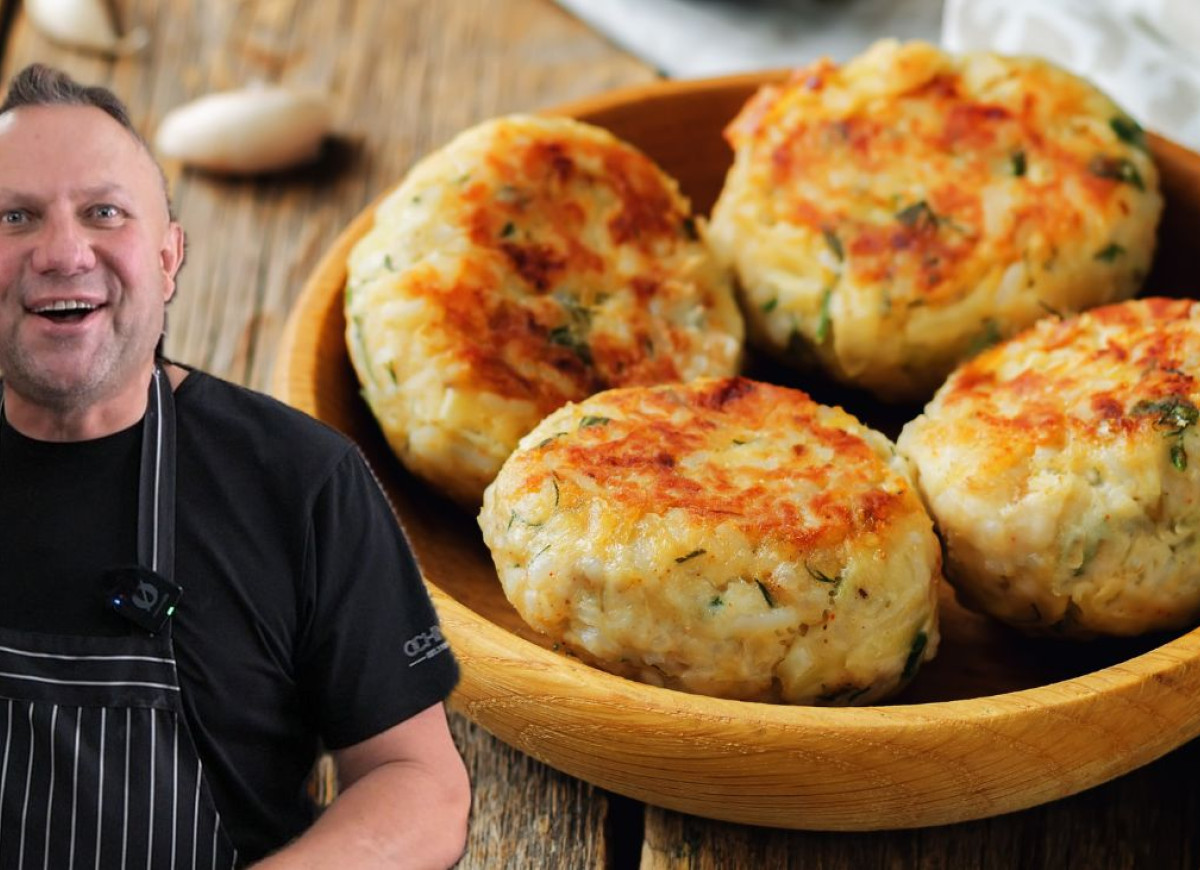 kotlety z wczorajszego makaronu i kurczaka Strzelczyka