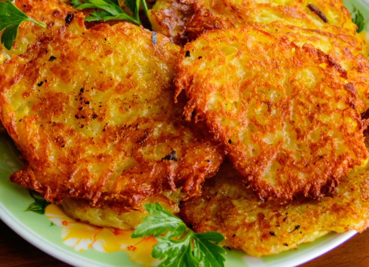 placki ziemniaczane z chorizo