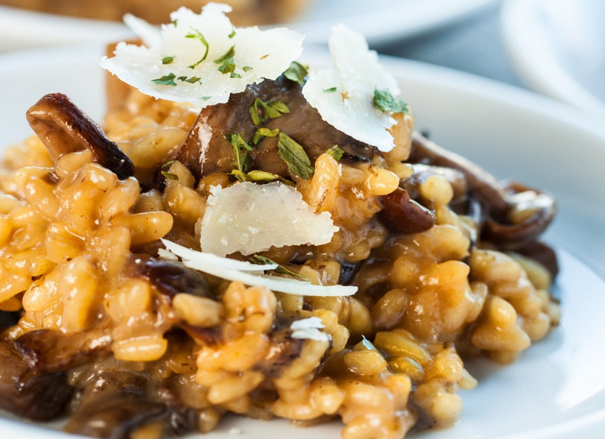 włoskie risotto z grzybami