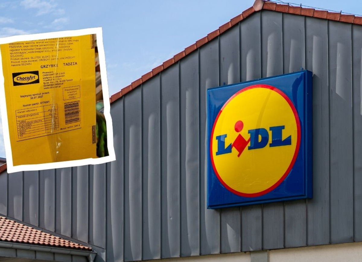 ciasteczka grzybki z Lidla