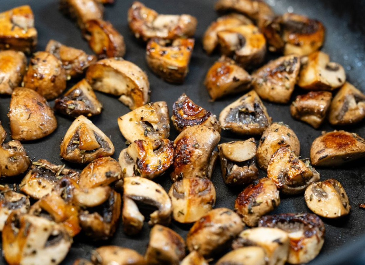 smażone pieczarki