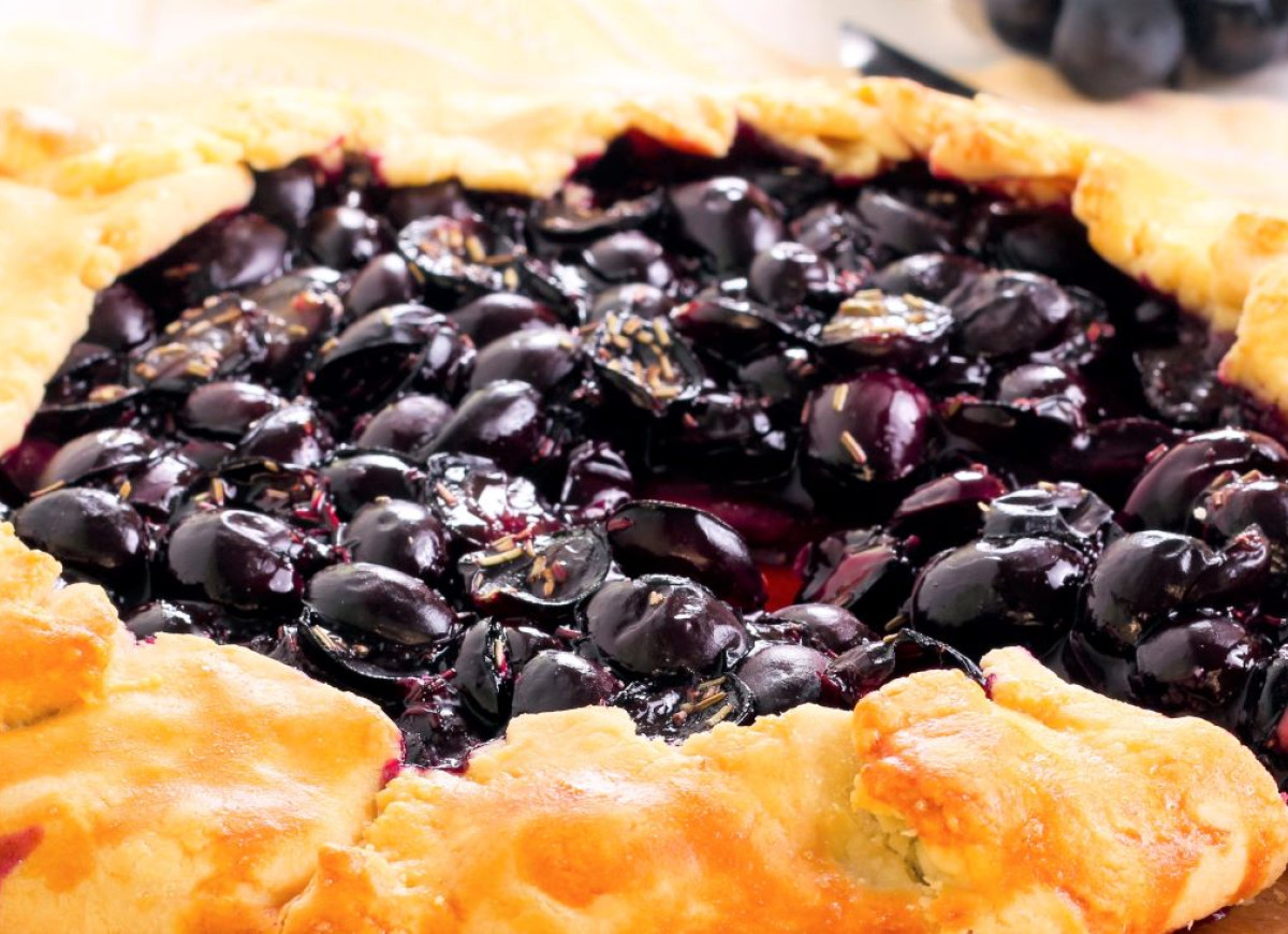 tarta z winogronami