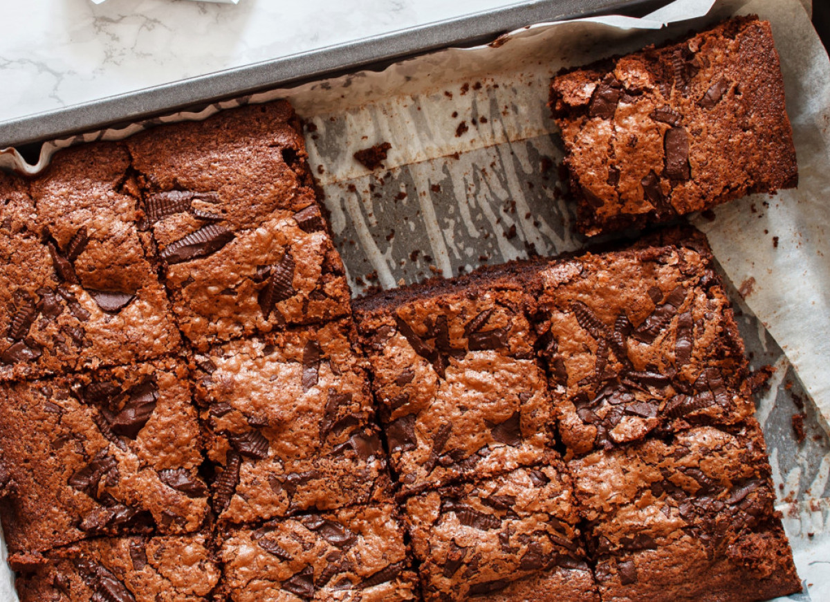 Brownie z serka wiejskiego