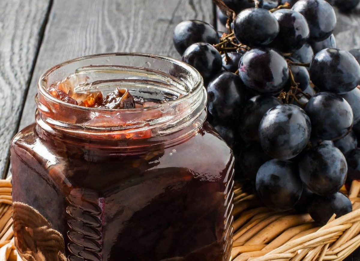 dżem z winogron mołdawskich z octem balsamicznym
