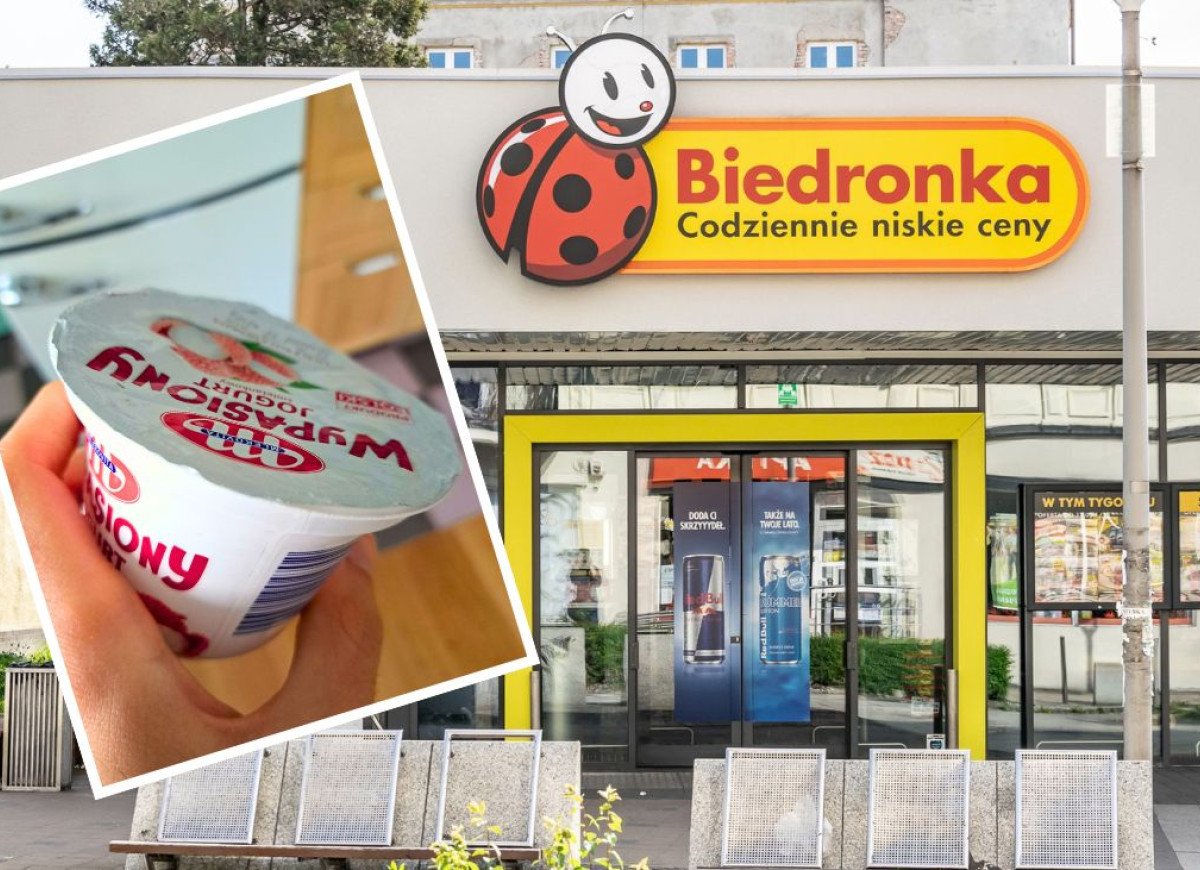 jogurt wypasiony z Biedronki