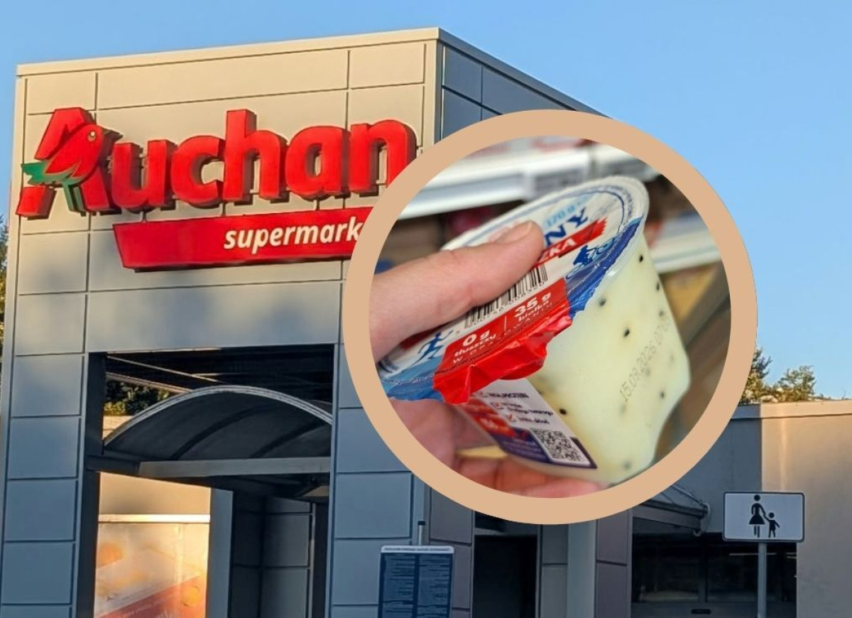 ser smażony z czarnuszką z Auchan