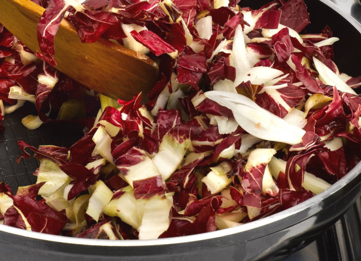 Smażone radicchio