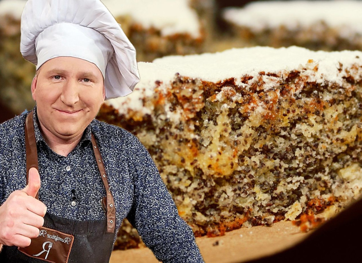 makowiec z jabłkami Rączki