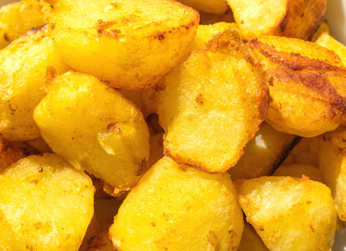 Pieczone ziemniaki z semoliną