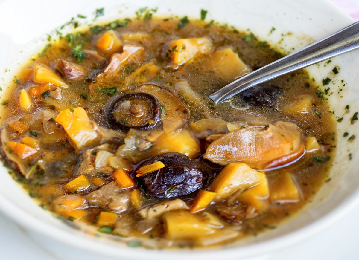 zupa dyniowo-grzybowa