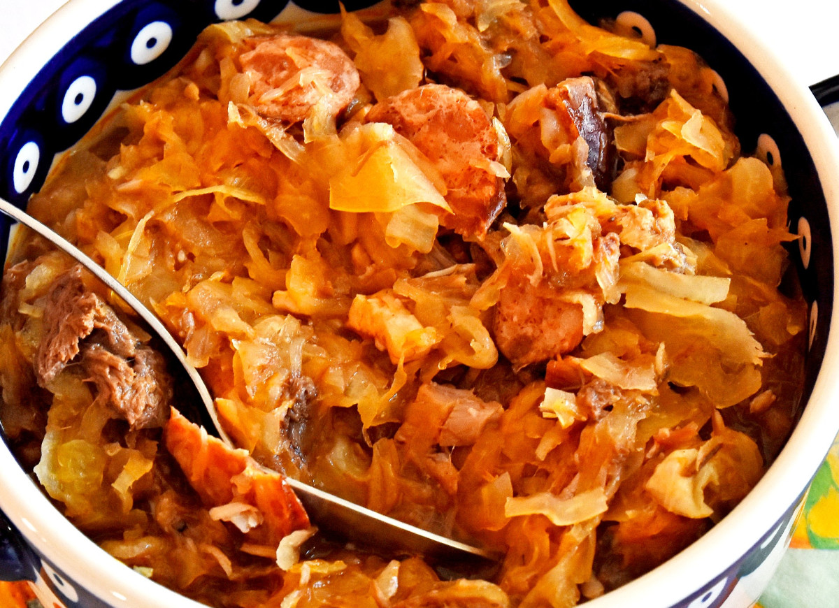 bigos z musztardą