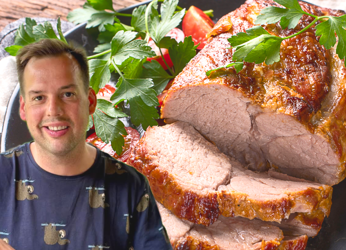 Schab pieczony w mleku