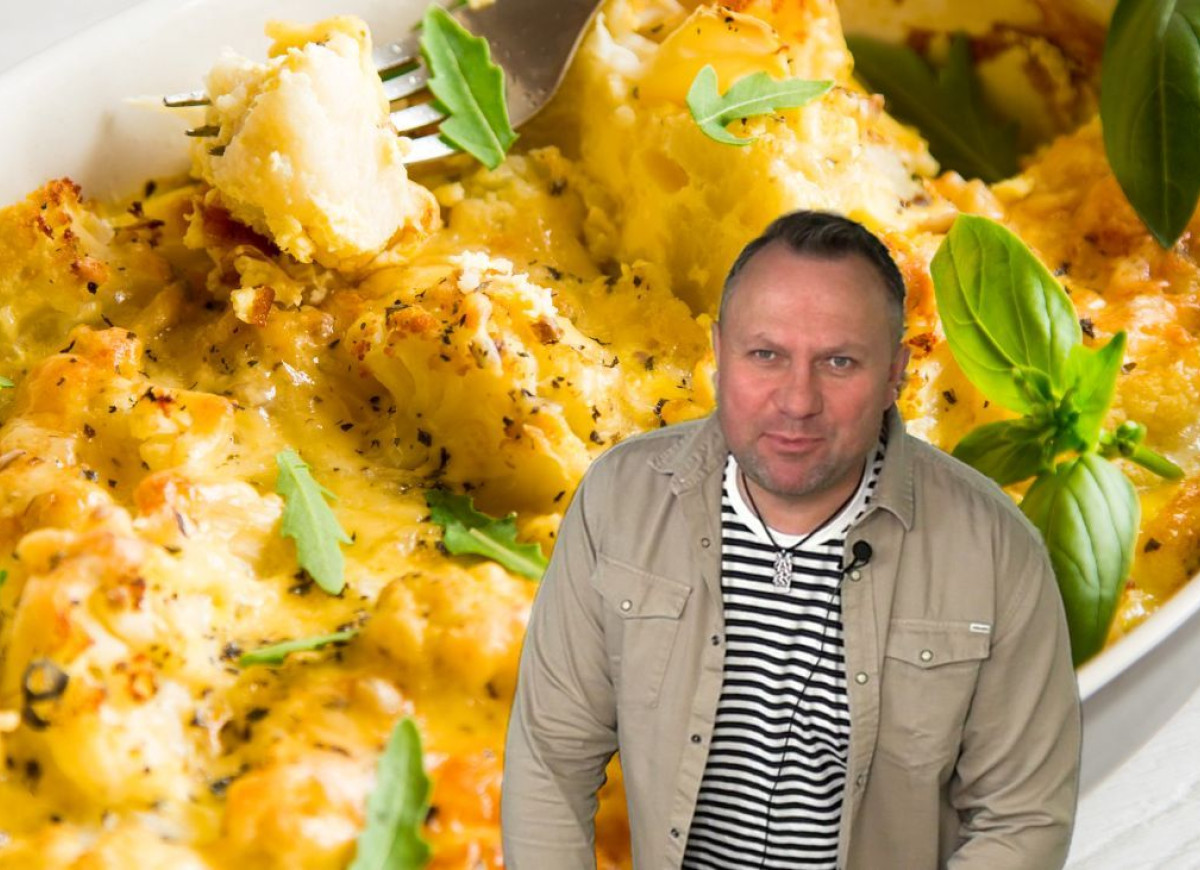 zapiekanka z ziemniaków i kalafiora Strzelczyka