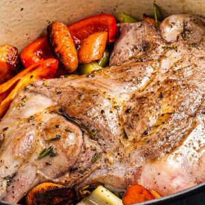 pieczeń z łopatki jagnięcej