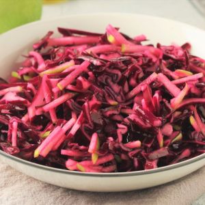 norweska surówka z czerwonej kapusty