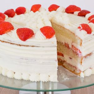 ciasto z kremem na serku śmietankowym