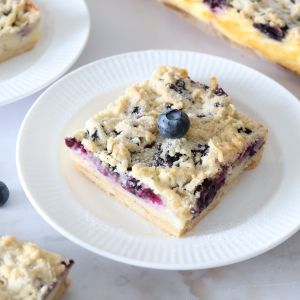 Ciasto z borówką amerykańską i budyniem