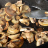 smażenie pieczarek